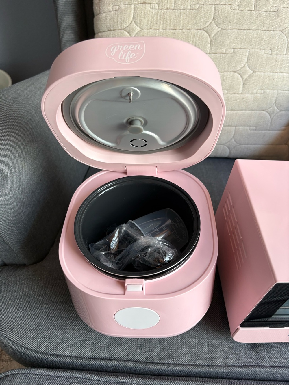 Green Life Mini Rice Cooker - Pink - Picture 2 of 5
